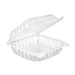 Clear Hinged Container 8×8 (200/case)