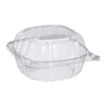 Clear Hinged Container 6x6 (300/case)