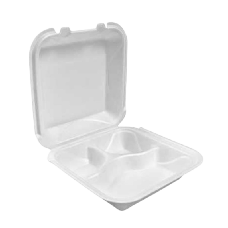 Darnel Medium 3-Compt Foam Container (200/Case)