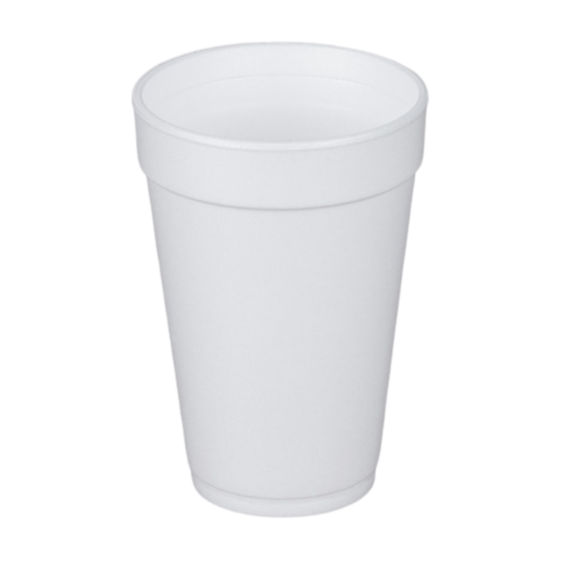 Dart 16J16 Foam Cup 16oz (1000/Case)