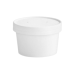 Deli White Paper Soup Container 8oz (250/Case)