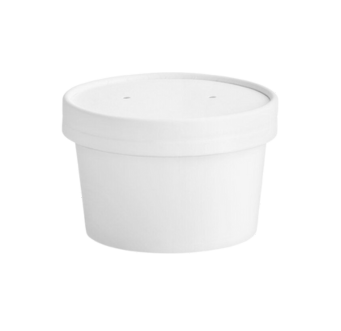 Deli White Paper Soup Container 8oz (250/Case)