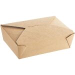 Kraft Folded Takeout Box #3 (200/Case)