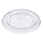 Solo 662TS Clear Plastic Lid with Straw Slot 9-24oz (1000)