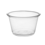 4 oz. Clear Plastic Souffle Cup / Portion Cup – 2500/ case